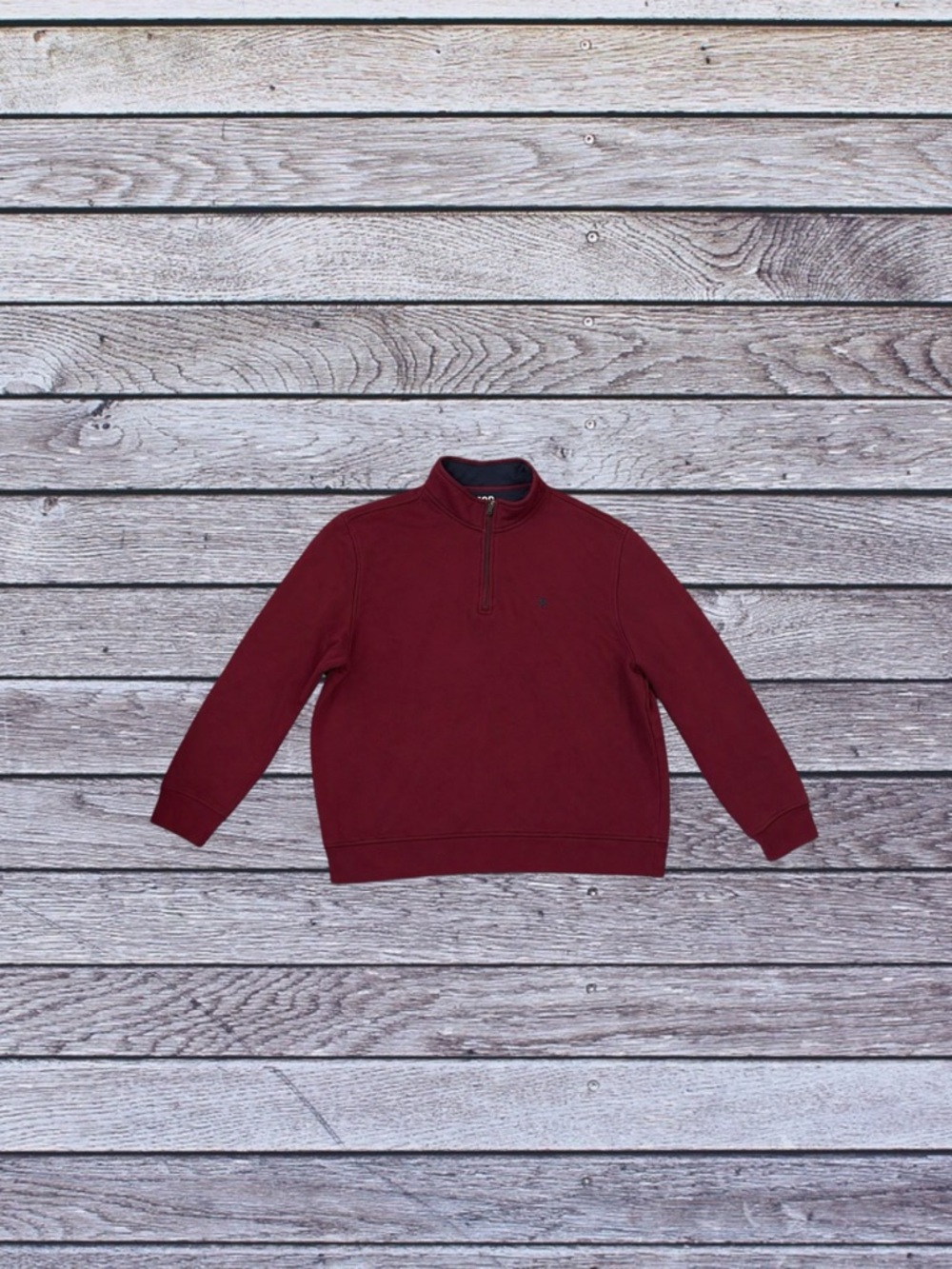 IZOD Advantage Performance Quarter Zip Pullover XXL Burgundy